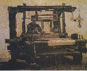 Weaver at the loom